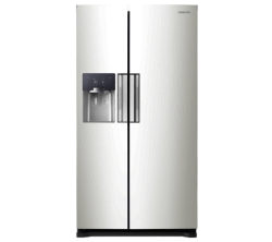 SAMSUNG  RS7667FHCWW American-Style Fridge Freezer - White